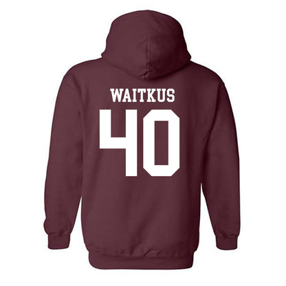 NSU - NCAA Football : Jackson Waitkus - Classic Shersey Hooded Sweatshirt-1