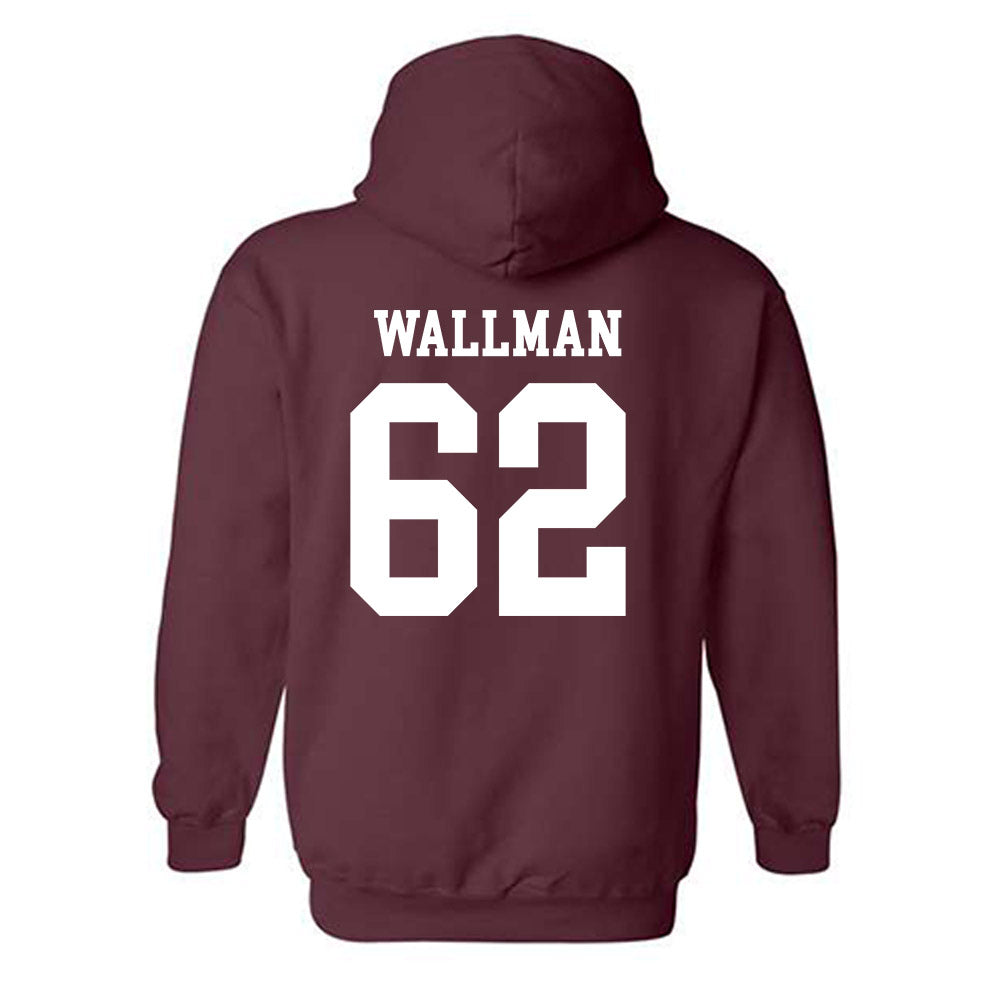 NSU - NCAA Football : Conner Wallman - Classic Shersey Hooded Sweatshirt-1