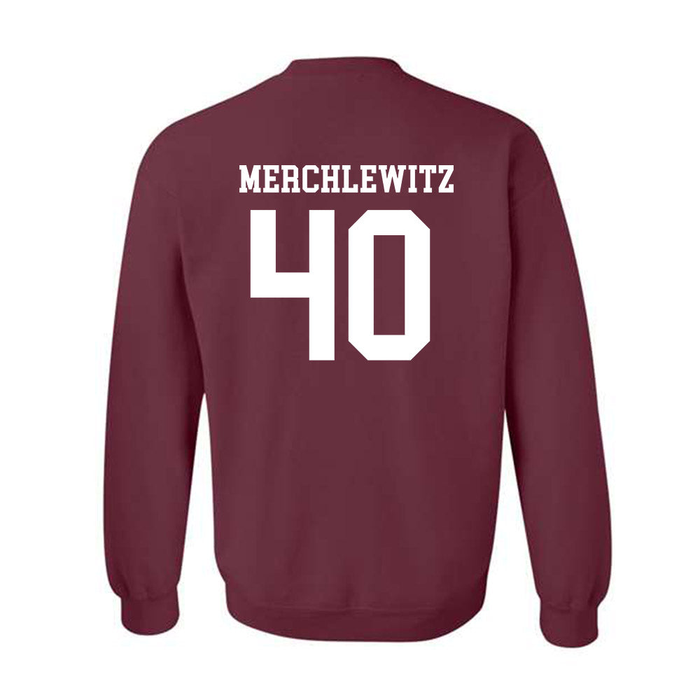 NSU - NCAA Football : Jake Merchlewitz - Classic Shersey Crewneck Sweatshirt-1
