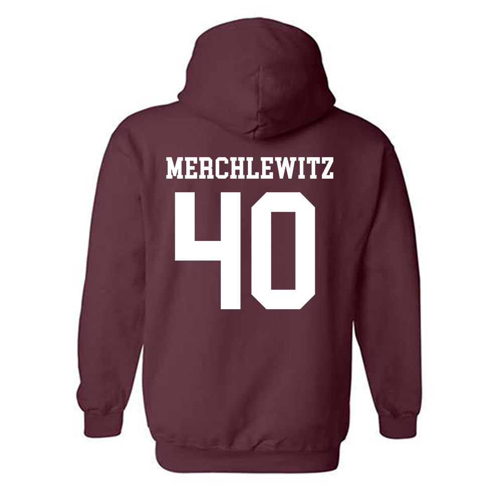 NSU - NCAA Football : Jake Merchlewitz - Classic Shersey Hooded Sweatshirt-1
