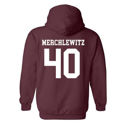NSU - NCAA Football : Jake Merchlewitz - Classic Shersey Hooded Sweatshirt-1