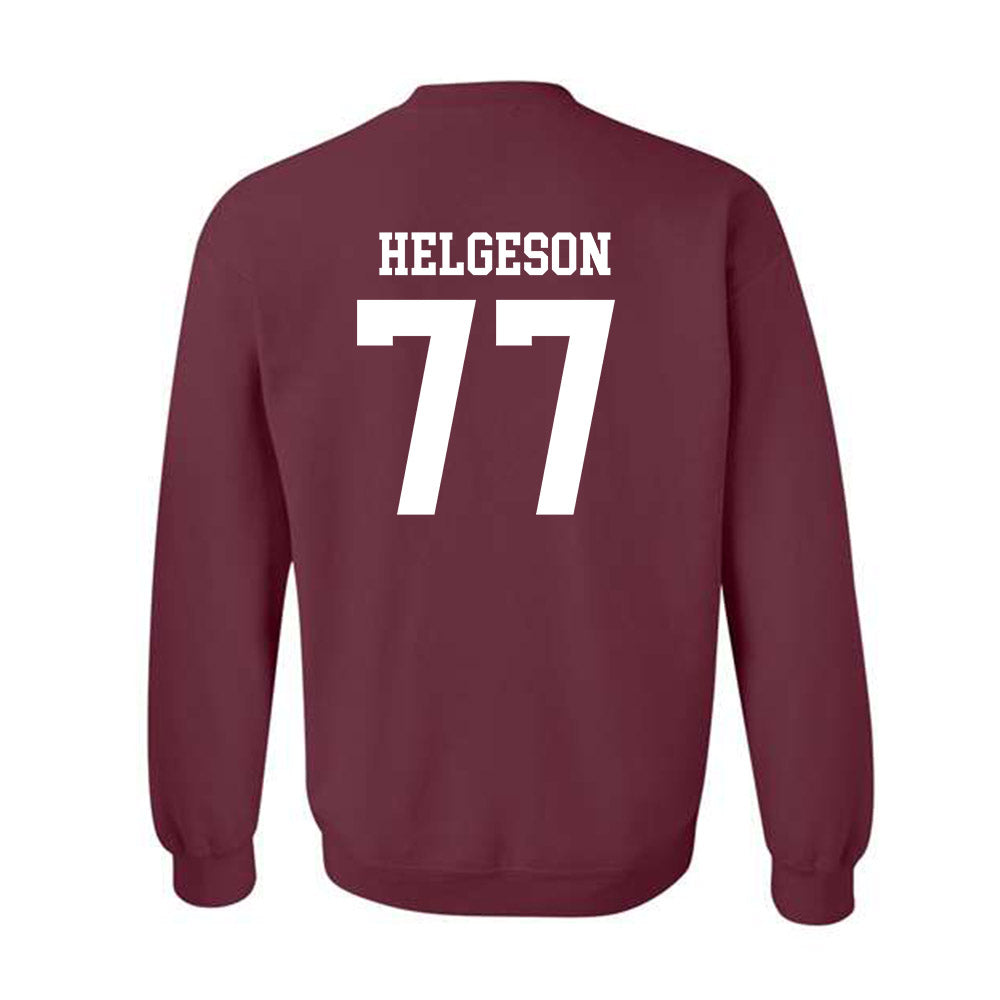 NSU - NCAA Football : Riley Helgeson - Classic Shersey Crewneck Sweatshirt-1