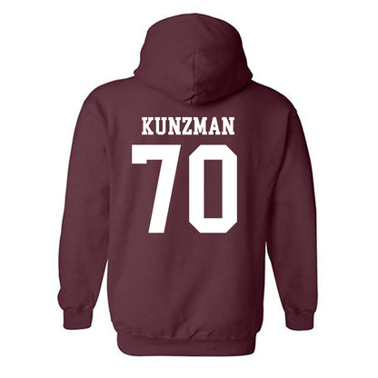 NSU - NCAA Football : Jeffrey Kunzman - Classic Shersey Hooded Sweatshirt-1
