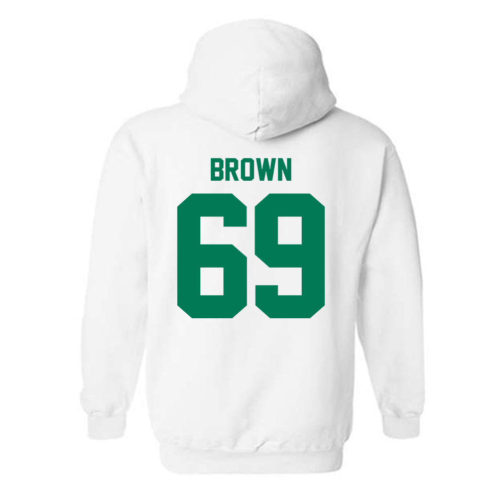 Northeastern State - NCAA Football : Rashuad Brown - Sports Shersey Hooded Sweatshirt-1