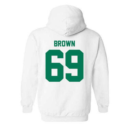 Northeastern State - NCAA Football : Rashuad Brown - Sports Shersey Hooded Sweatshirt-1
