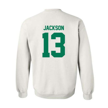 Northeastern State - NCAA Football : Camrin Jackson - Sports Shersey Crewneck Sweatshirt-1