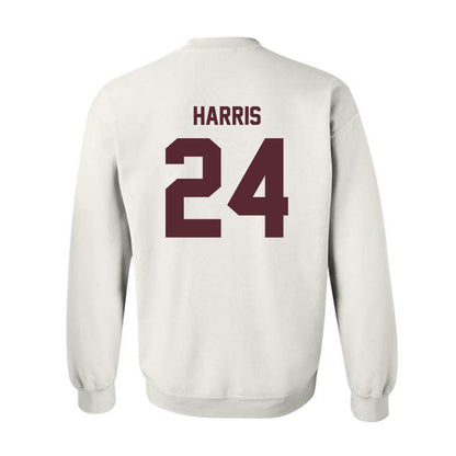 Texas State - NCAA Football : Juntavious Harris - Crewneck Sweatshirt-1