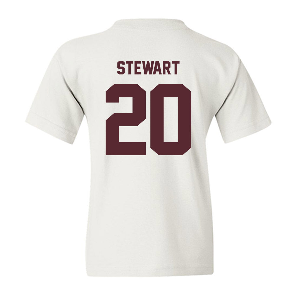 Texas State - NCAA Women's Basketball : Kyaija Stewart - Youth T-Shirt-1