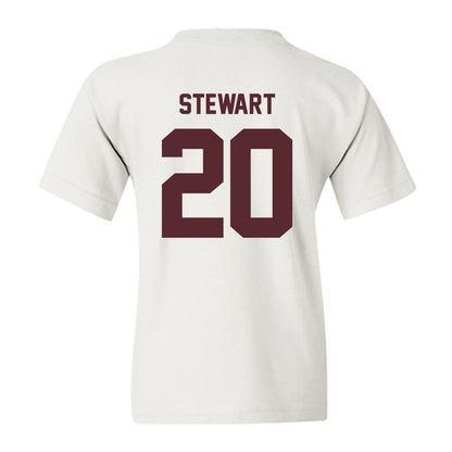 Texas State - NCAA Women's Basketball : Kyaija Stewart - Youth T-Shirt-1