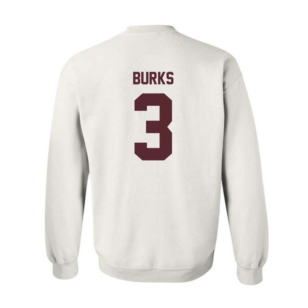 Texas State - NCAA Women's Basketball : Saniya Burks - Crewneck Sweatshirt-1