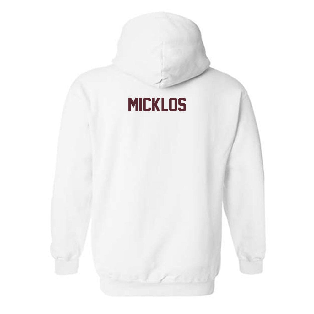 Texas State - NCAA Women's Track & Field : Addie Micklos - Hooded Sweatshirt-1