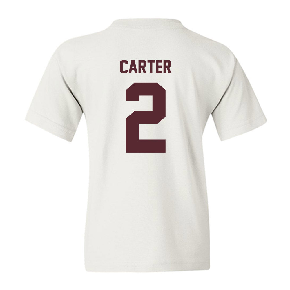 Texas State - NCAA Women's Basketball : Aliyah Carter - Youth T-Shirt-1