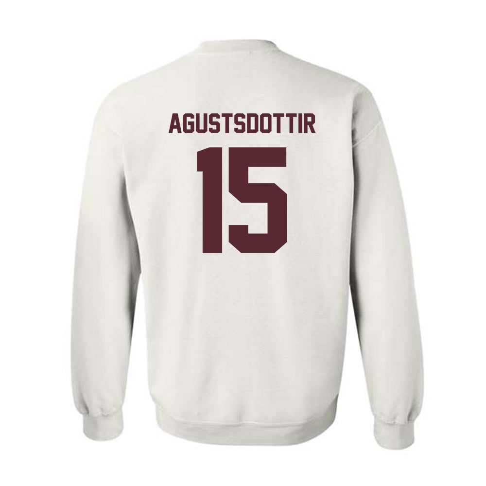 Texas State - NCAA Women's Soccer : Katrin Agustsdottir - Crewneck Sweatshirt-1