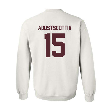 Texas State - NCAA Women's Soccer : Katrin Agustsdottir - Crewneck Sweatshirt-1