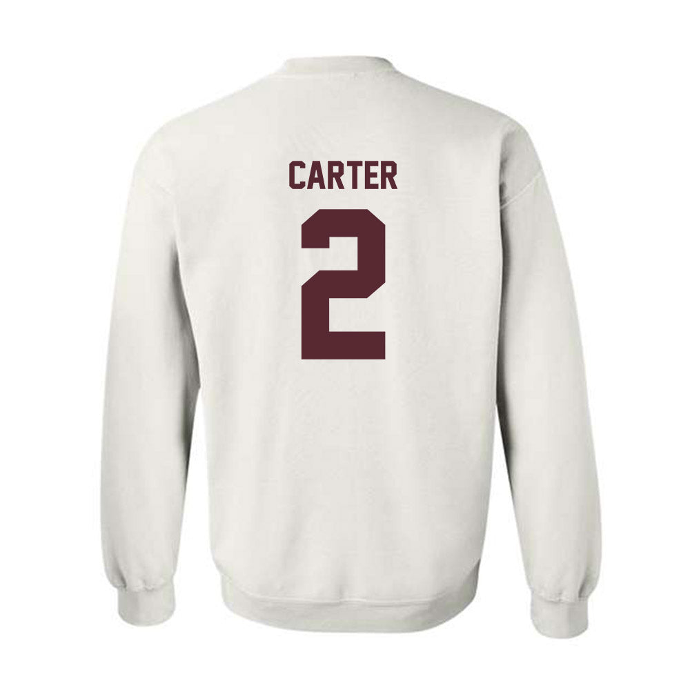 Texas State - NCAA Women's Basketball : Aliyah Carter - Crewneck Sweatshirt-1