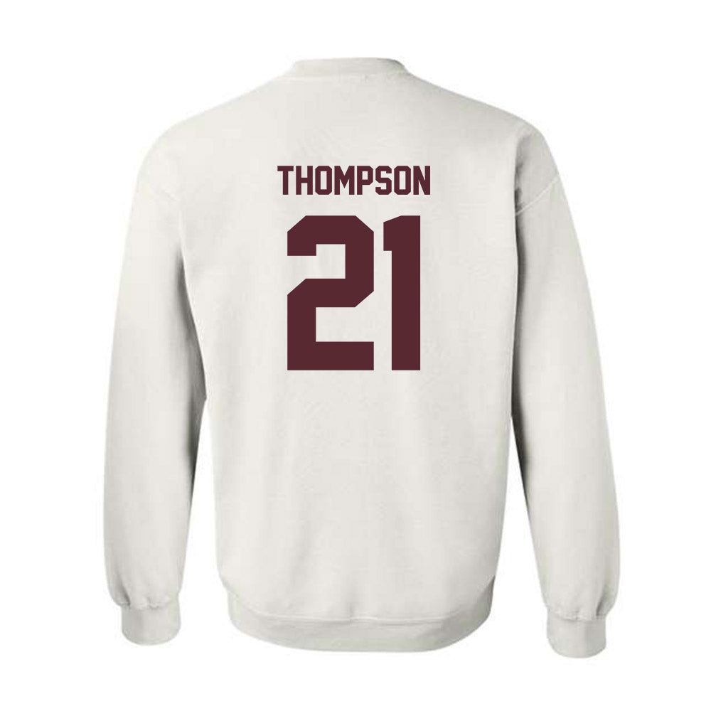 Texas State - NCAA Men's Basketball : Deke Thompson - Crewneck Sweatshirt-1