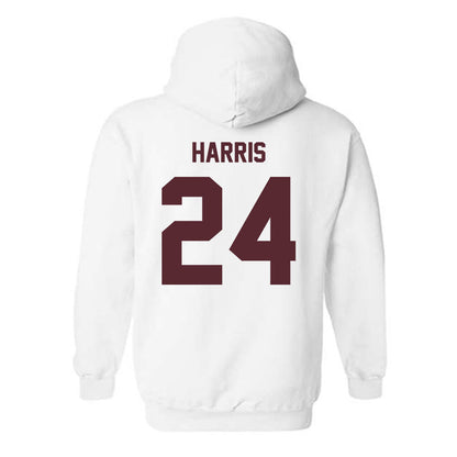 Texas State - NCAA Football : Juntavious Harris - Hooded Sweatshirt-1