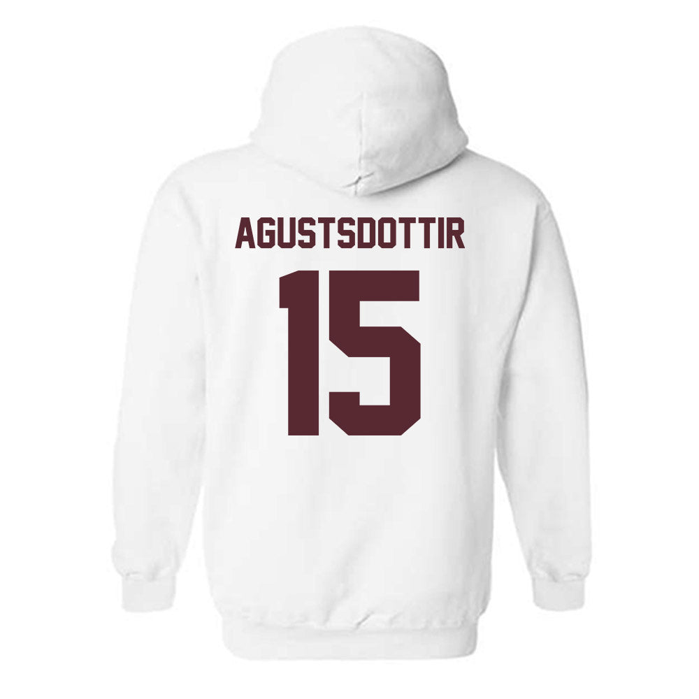 Texas State - NCAA Women's Soccer : Katrin Agustsdottir - Hooded Sweatshirt-1