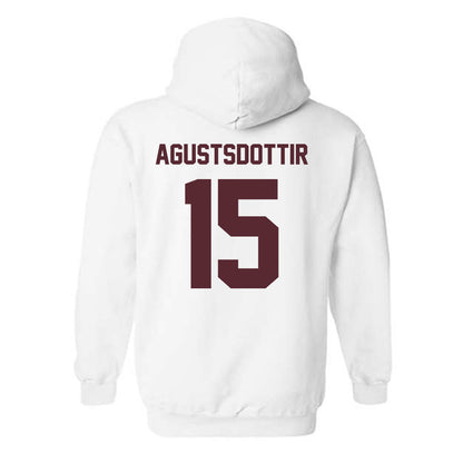 Texas State - NCAA Women's Soccer : Katrin Agustsdottir - Hooded Sweatshirt-1