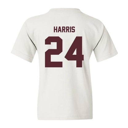 Texas State - NCAA Football : Juntavious Harris - Youth T-Shirt-1