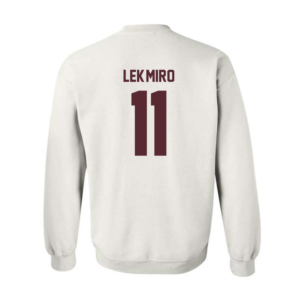 Texas State - NCAA Women's Soccer : Marivic Lek-Miro - Crewneck Sweatshirt-1