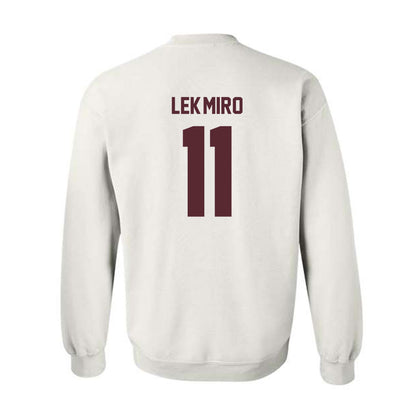 Texas State - NCAA Women's Soccer : Marivic Lek-Miro - Crewneck Sweatshirt-1