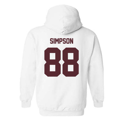 Texas State - NCAA Football : Jake Simpson - Hooded Sweatshirt-1