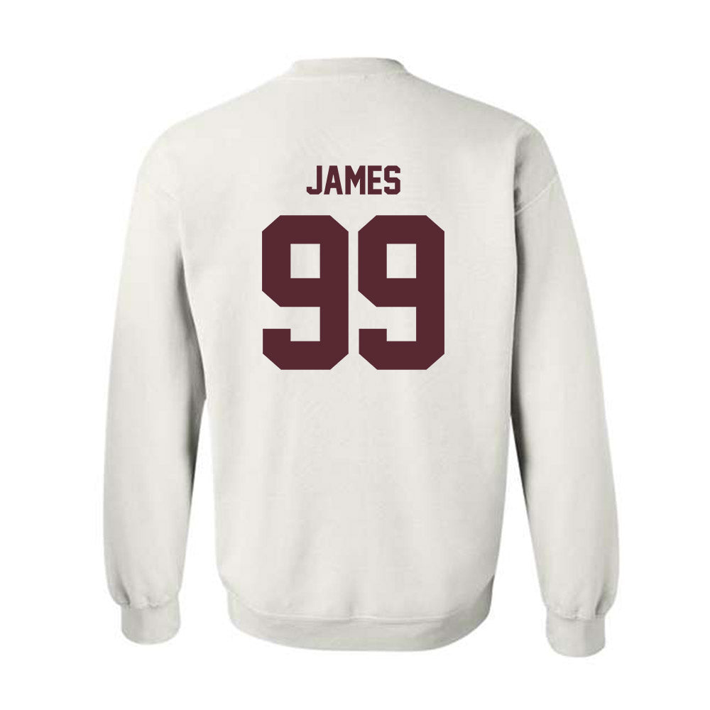 Texas State - NCAA Football : Kaleb James - Crewneck Sweatshirt-1