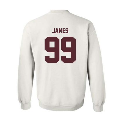 Texas State - NCAA Football : Kaleb James - Crewneck Sweatshirt-1