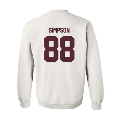 Texas State - NCAA Football : Jake Simpson - Crewneck Sweatshirt-1