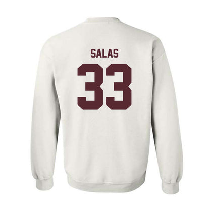 Texas State - NCAA Baseball : Manny Salas - Crewneck Sweatshirt-1