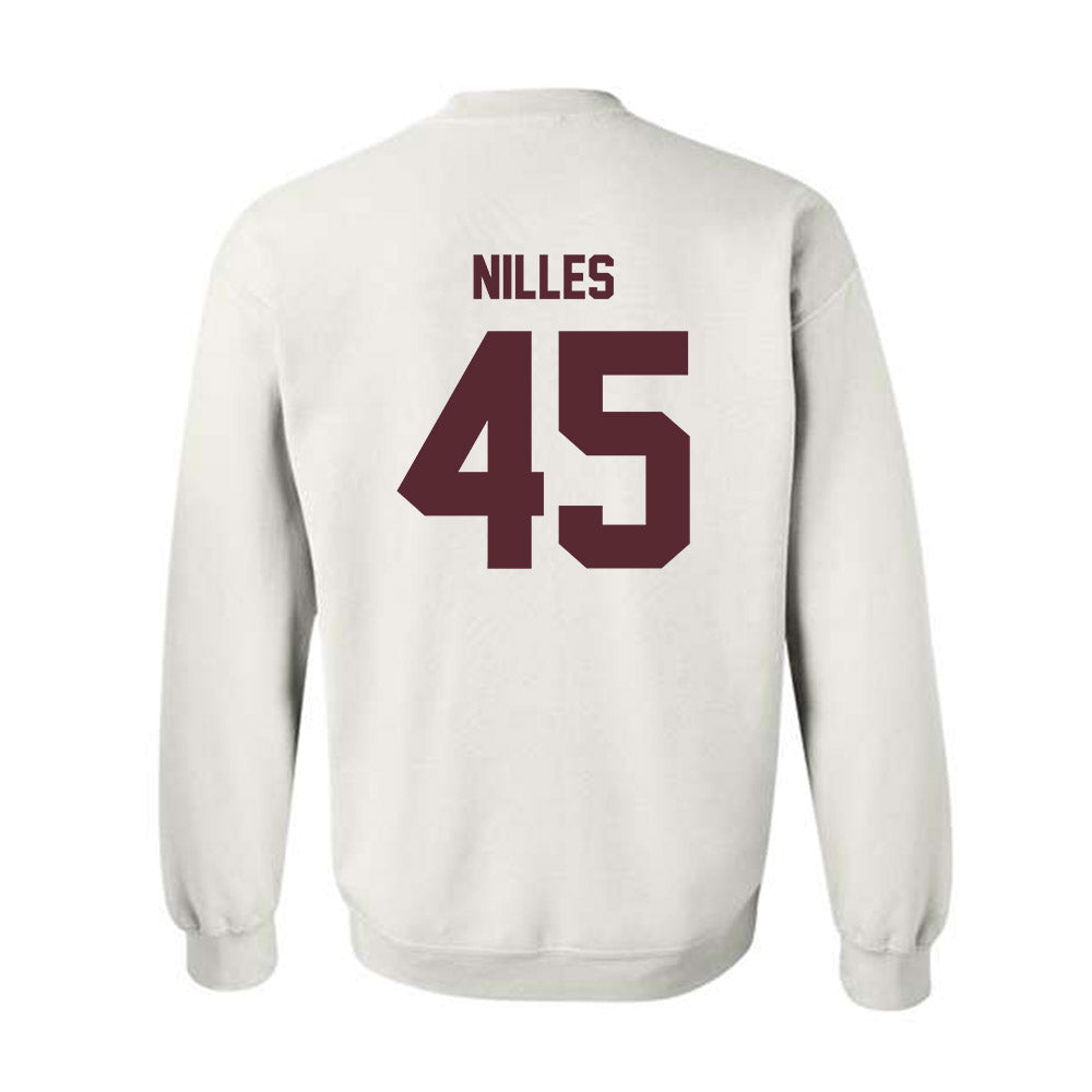 Texas State - NCAA Football : Cole Nilles - Crewneck Sweatshirt-1