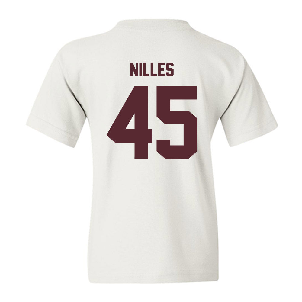 Texas State - NCAA Football : Cole Nilles - Youth T-Shirt-1