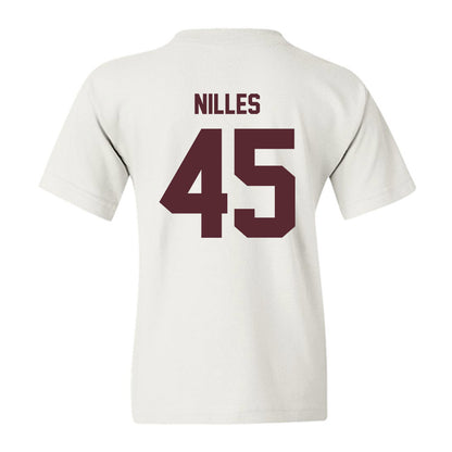 Texas State - NCAA Football : Cole Nilles - Youth T-Shirt-1