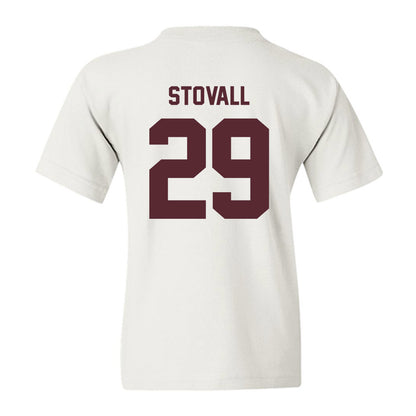 Texas State - NCAA Baseball : Kortland Stovall - Youth T-Shirt-1