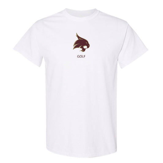 Texas State - NCAA Men's Golf : Lucky Cruz - T-Shirt-0