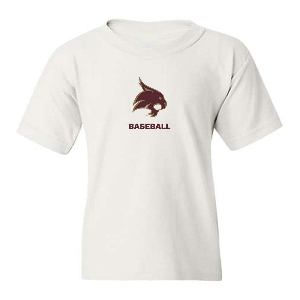 Texas State - NCAA Baseball : Justin Vossos - Youth T-Shirt-0