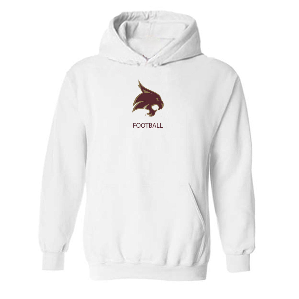 Texas State - NCAA Football : Davian Jackson - Hooded Sweatshirt-0