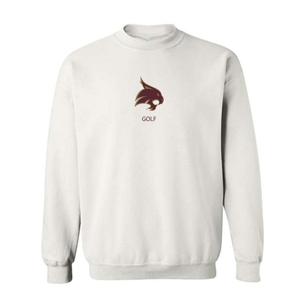 Texas State - NCAA Men's Golf : Corrington Case - Crewneck Sweatshirt-0