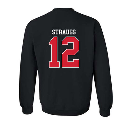 Fairfield - NCAA Women's Lacrosse : Anna Strauss - Classic Shersey Crewneck Sweatshirt-1