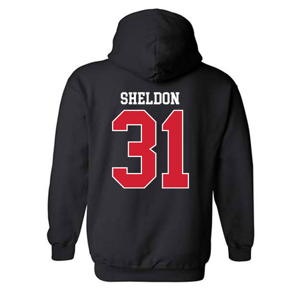 Fairfield - NCAA Baseball : Jack Sheldon - Classic Shersey Hooded Sweatshirt-1