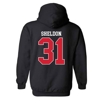 Fairfield - NCAA Baseball : Jack Sheldon - Classic Shersey Hooded Sweatshirt-1