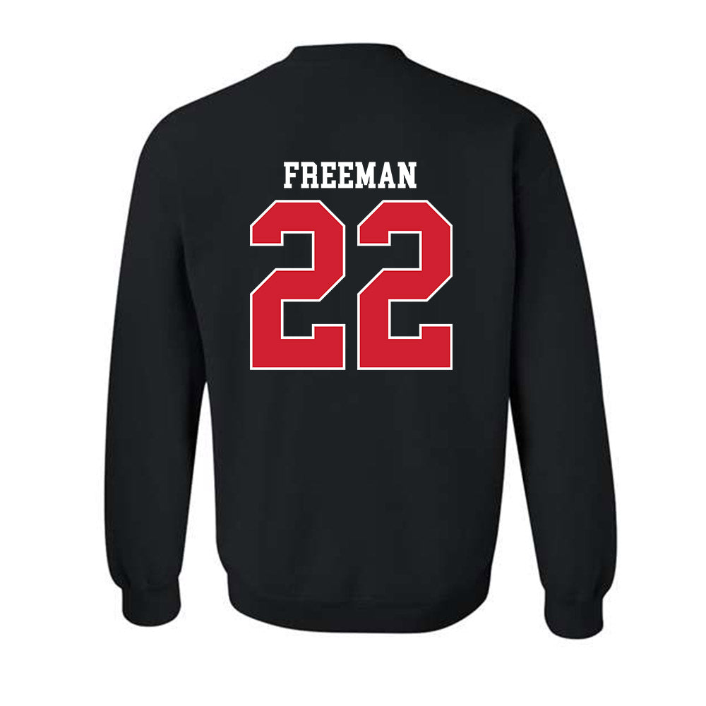 Fairfield - NCAA Baseball : Cam Freeman - Classic Shersey Crewneck Sweatshirt-1