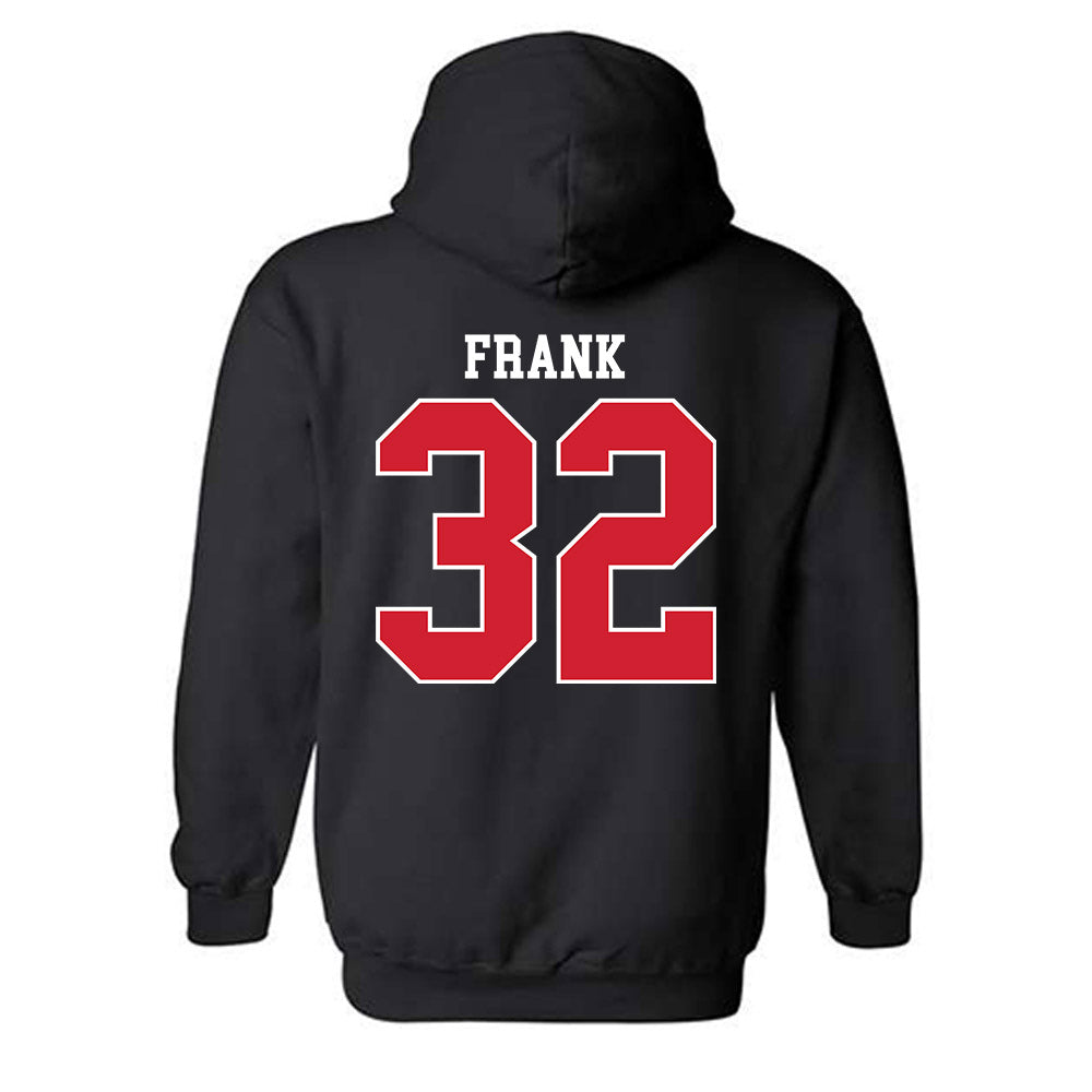 Fairfield - NCAA Baseball : Alex Frank - Classic Shersey Hooded Sweatshirt-1