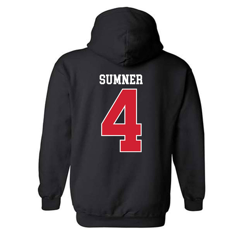 Fairfield - NCAA Baseball : Tyson Sumner - Classic Shersey Hooded Sweatshirt-1