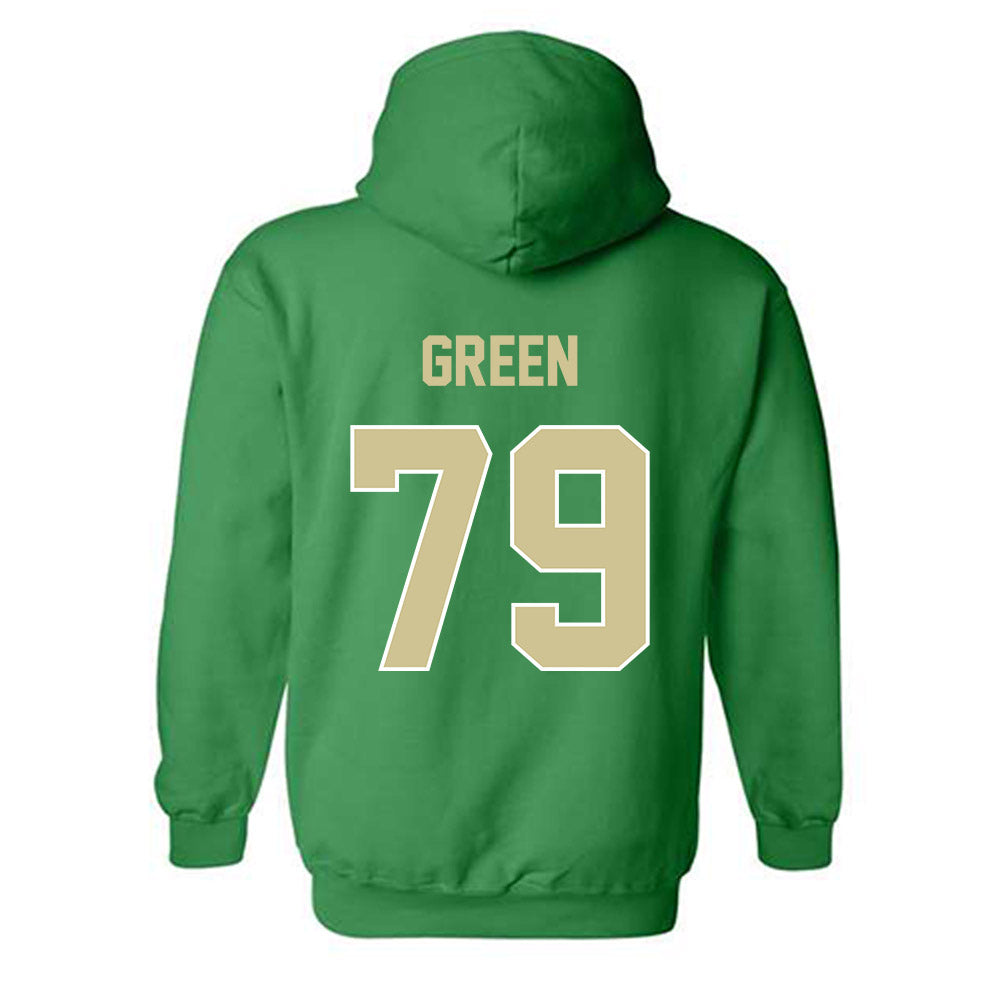 USF - NCAA Football : Ethan Green - Sports Shersey Hooded Sweatshirt-1