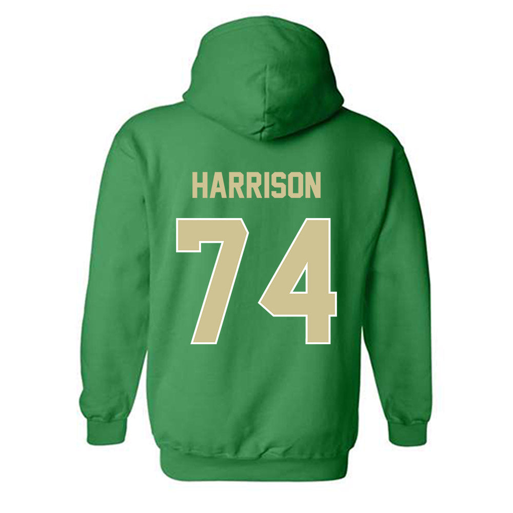 USF - NCAA Football : Jordan Harrison - Sports Shersey Hooded Sweatshirt-1