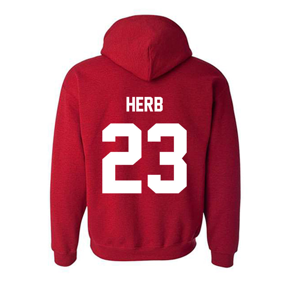 Arkansas State - NCAA Baseball : Tyler Herb - Classic Shersey Hooded Sweatshirt-3