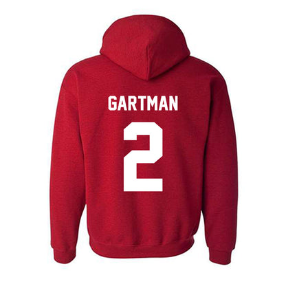 Arkansas State - NCAA Baseball : Andrew Gartman - Classic Shersey Hooded Sweatshirt-3