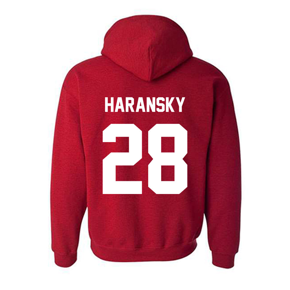Arkansas State - NCAA Women's Soccer : Katy Haransky - Classic Shersey Hooded Sweatshirt-3